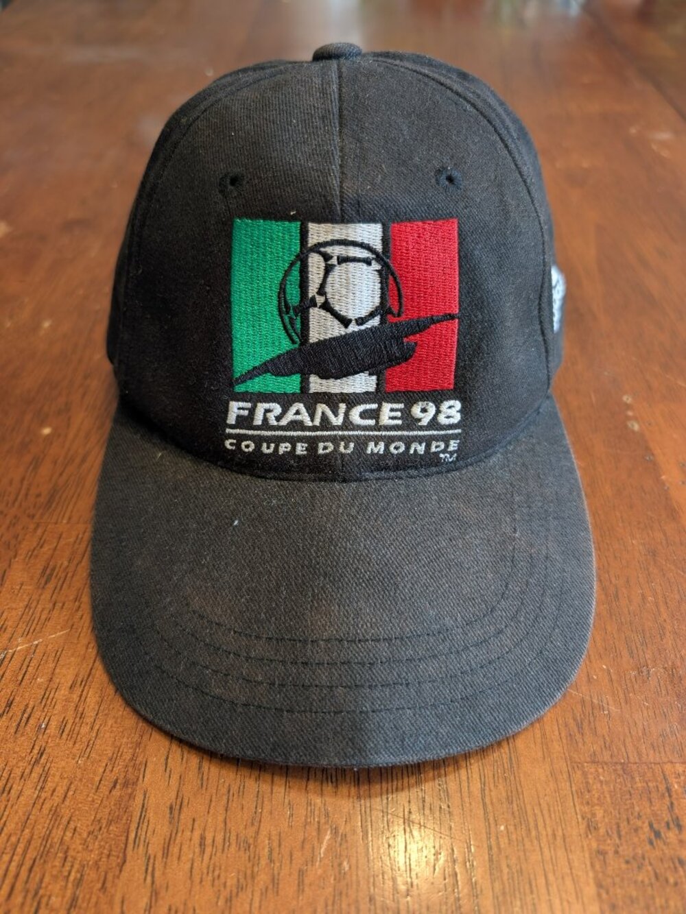 1998 France Coupe Du Monde Adidas Snapback Hat - Size OS